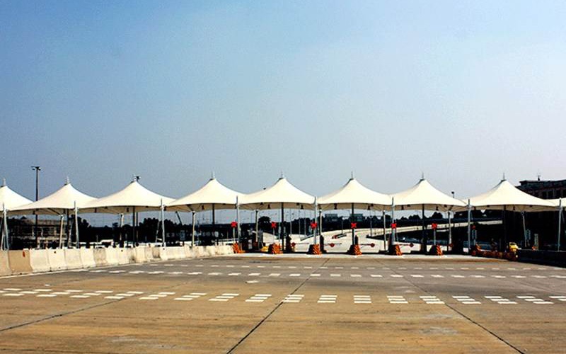 PVDF membrane for outdoor structures